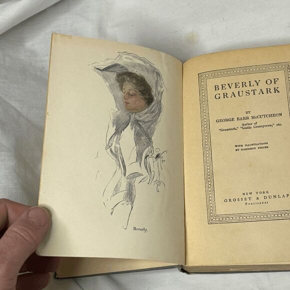 Beverly of Graustark, George Barr McCutcheon, 1904 HARRISON FISHER Illus. HC - Picture 6 of 11
